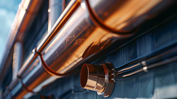 Prix de pose des gouttières : cela dépend du matériau de fabrication